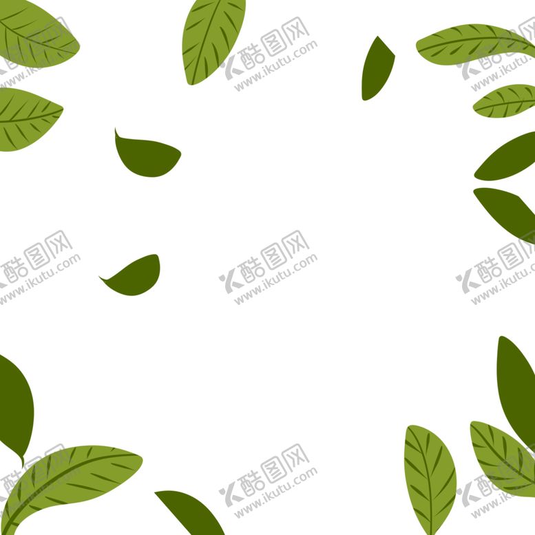 编号：72586402111039197022【酷图网】源文件下载-绿叶边框