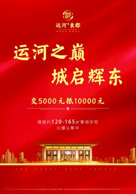 认筹开盘海报单页