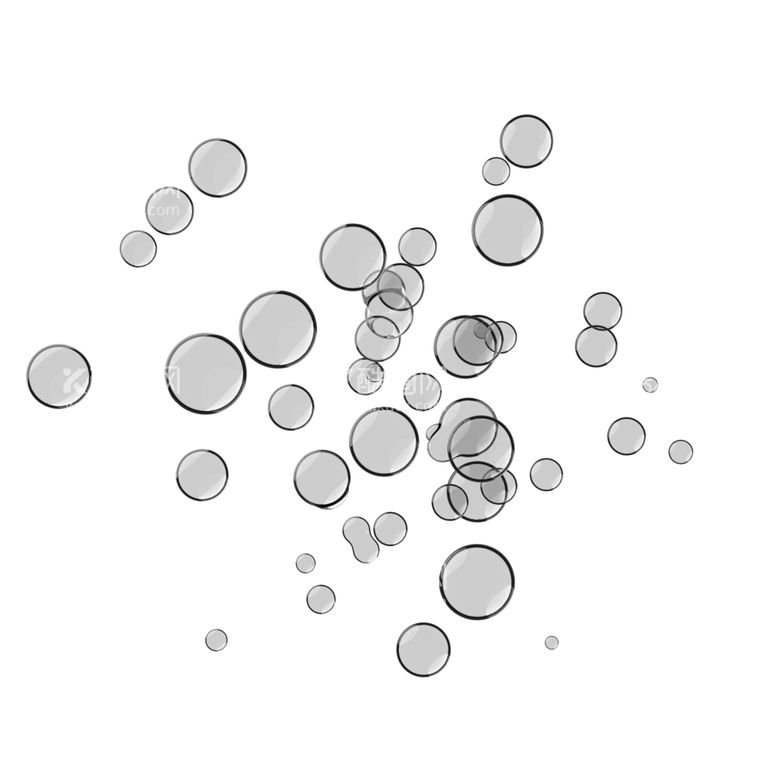 编号：92010712250502071761【酷图网】源文件下载-透明气泡