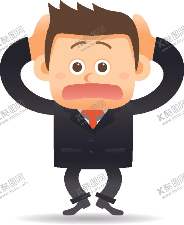 编号：54026206280013162285【酷图网】源文件下载-卡通商务男性