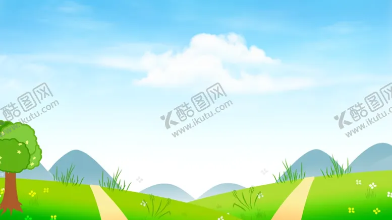 编号：66147304132323194356【酷图网】源文件下载-清新草地广告背景