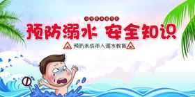 夏季预防溺水安全知识宣传海报