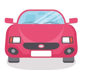 卡通交通车