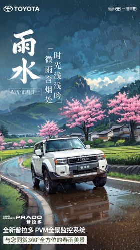 雨水海报