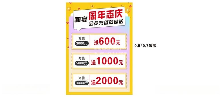 编号：92866212110030266010【酷图网】源文件下载-周年志庆会员充值