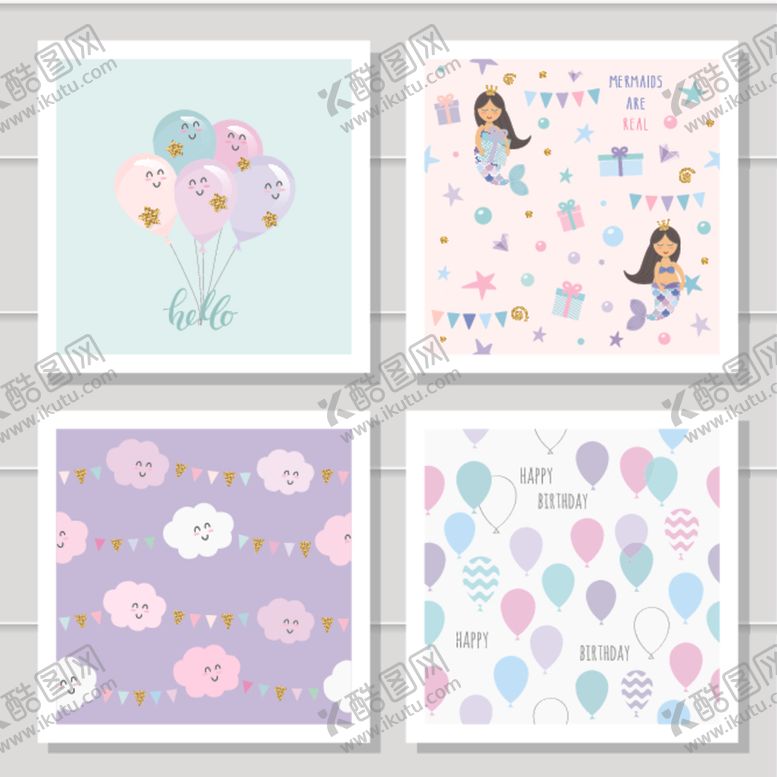 编号：51072710302135365047【酷图网】源文件下载-生日卡片