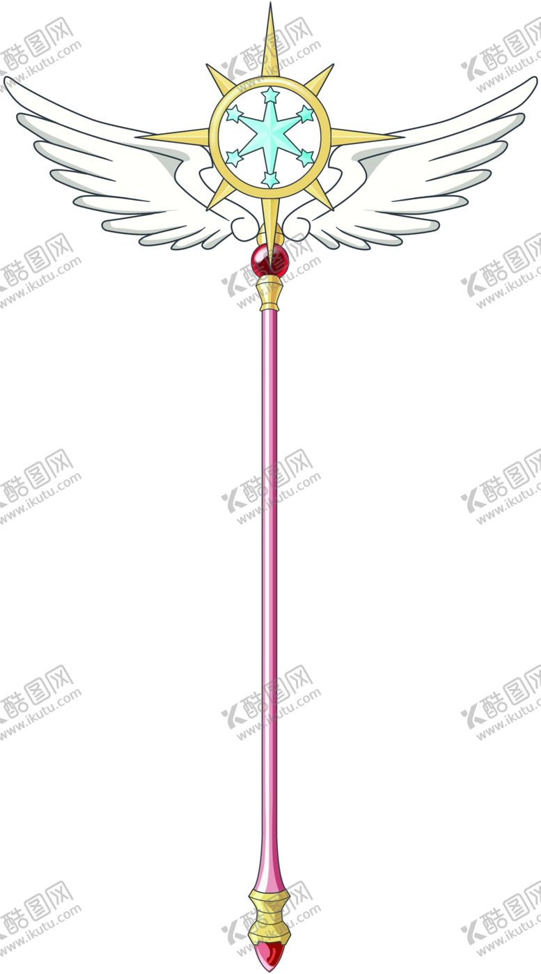 编号：25428010240311007192【酷图网】源文件下载-百变小樱魔法杖