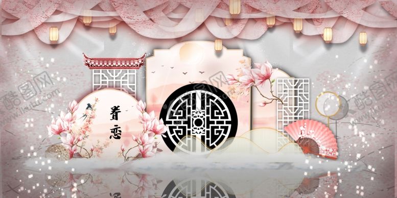 编号：81116807050414345439【酷图网】源文件下载-粉色泰式婚礼