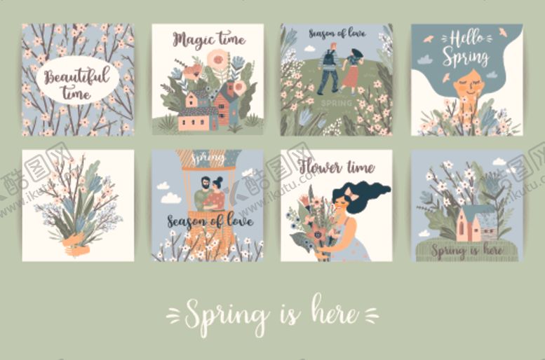 编号：93056204060145215119【酷图网】源文件下载-春季插画