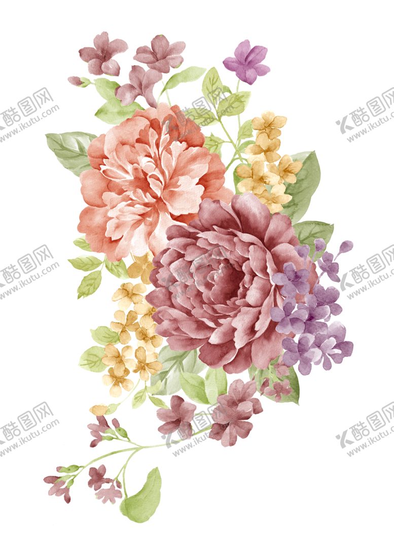 编号：95705404211641342653【酷图网】源文件下载-手绘花