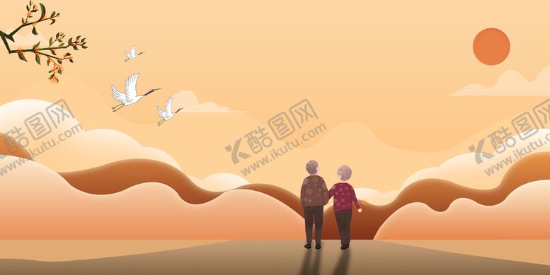 编号：51383110251151139881【酷图网】源文件下载-重阳节背景