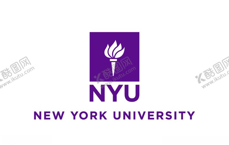 编号：96029504201101176525【酷图网】源文件下载-美国纽约大学校徽LOGO
