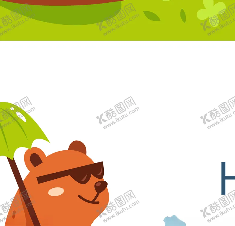 编号：80296206260216061752【酷图网】源文件下载-棕色土拨鼠扁平可爱土拨鼠