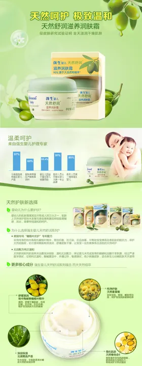 母婴润肤霜详情页