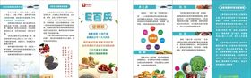 食品宣传折页