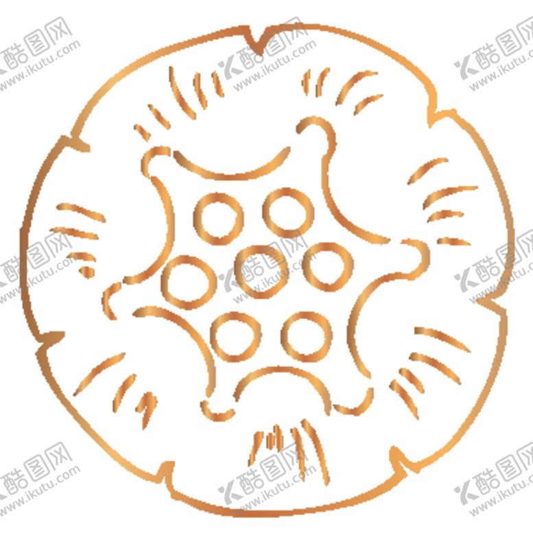 编号：73530810011650335545【酷图网】源文件下载-创意金色花纹图案设计