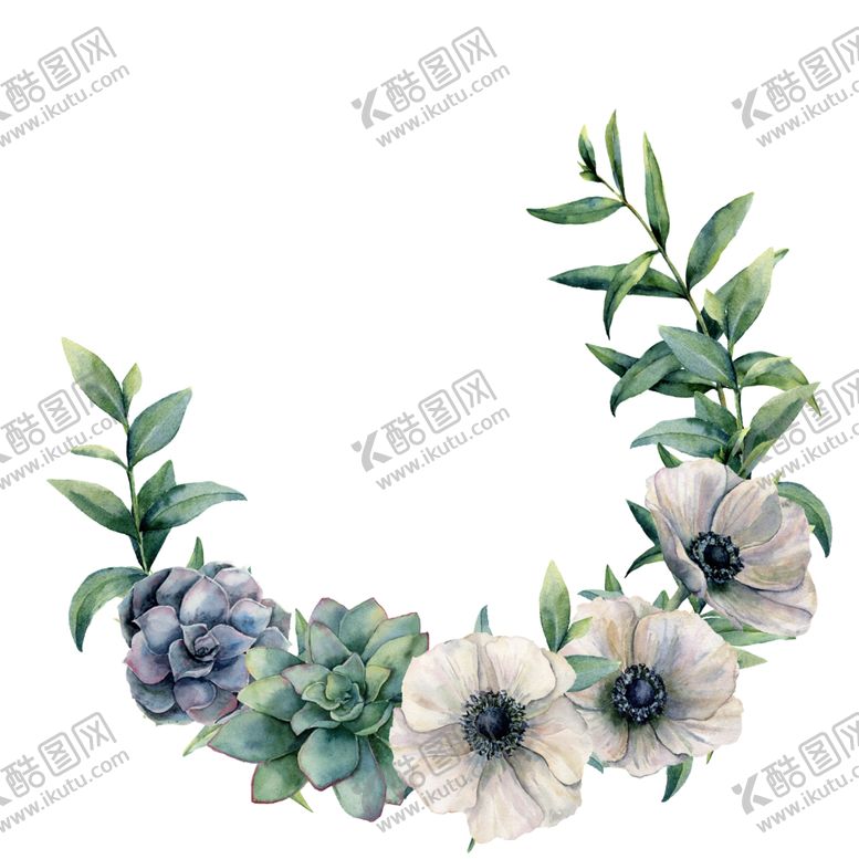编号：69171201131719448714【酷图网】源文件下载-手绘花卉