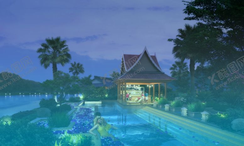 编号：66362402050544511374【酷图网】源文件下载-夜景观星营地