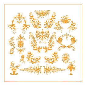 金色花纹图案素材