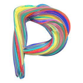 彩色字母