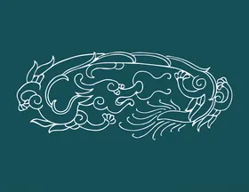 龙纹动画logo头边框
