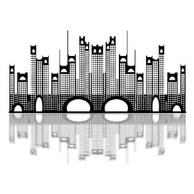 城市建筑剪影