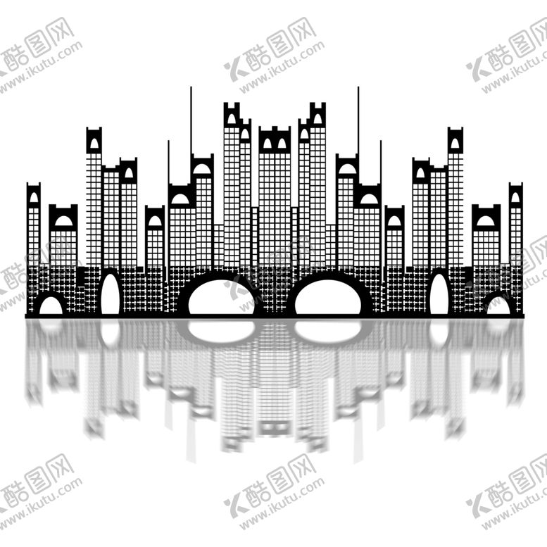 编号：49673305130651496094【酷图网】源文件下载-城市建筑剪影