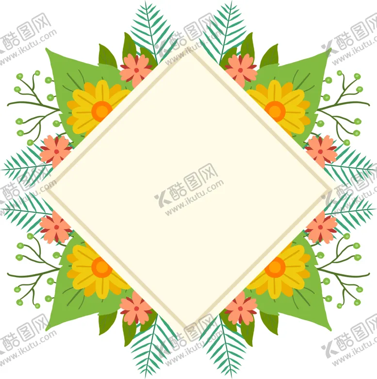 编号：52103401271935457989【酷图网】源文件下载-花朵标签免抠图