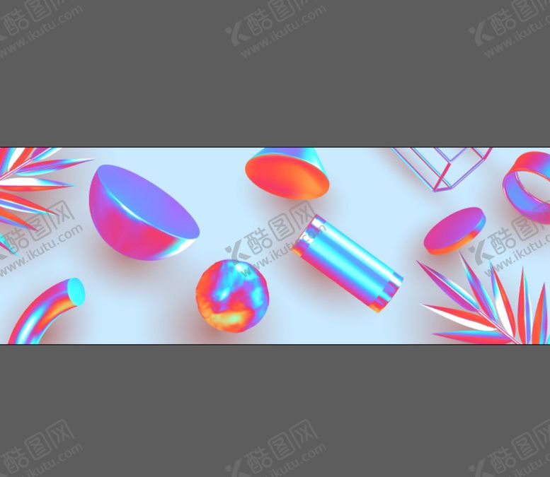 编号：03574609241413232398【酷图网】源文件下载-立体几何卡通趣味图标糖果色