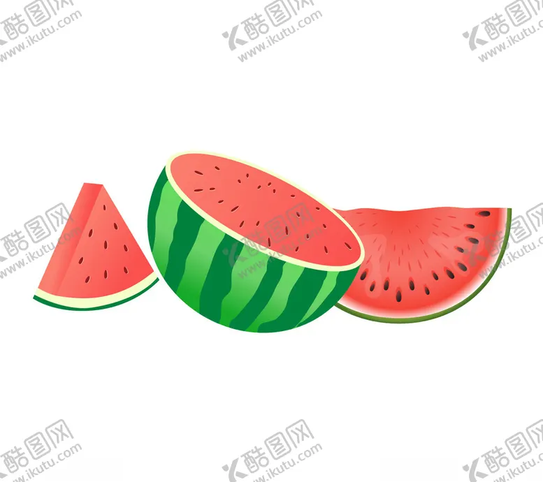 编号：44020202131112536992【酷图网】源文件下载-手绘西瓜