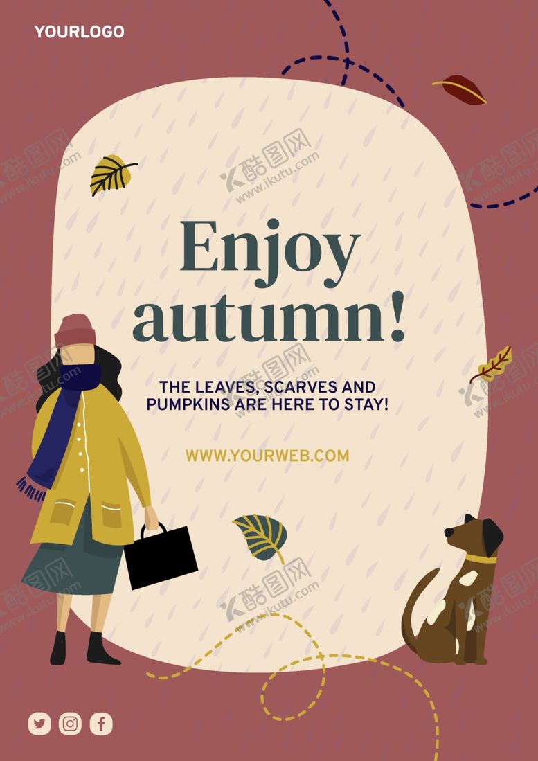 编号：15759709161720266774【酷图网】源文件下载-秋季海报