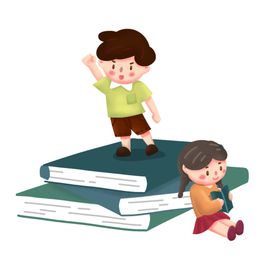 卡通小学生