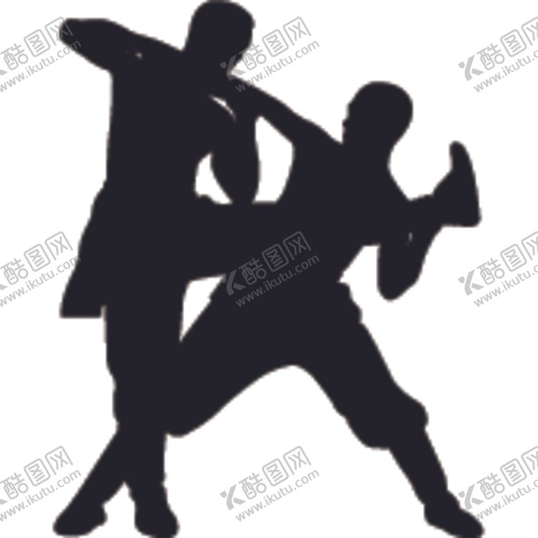 编号：70491504270921572988【酷图网】源文件下载-武术格斗剪影