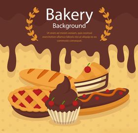 人气饮品与美味烘焙展示banner