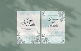 明星派对时尚邀请卡宣传海报