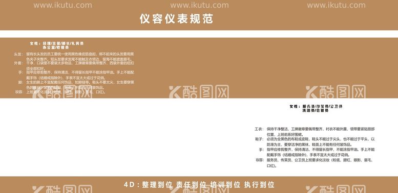 编号：63175912021405449623【酷图网】源文件下载-企业公司仪容仪表规范宣传栏