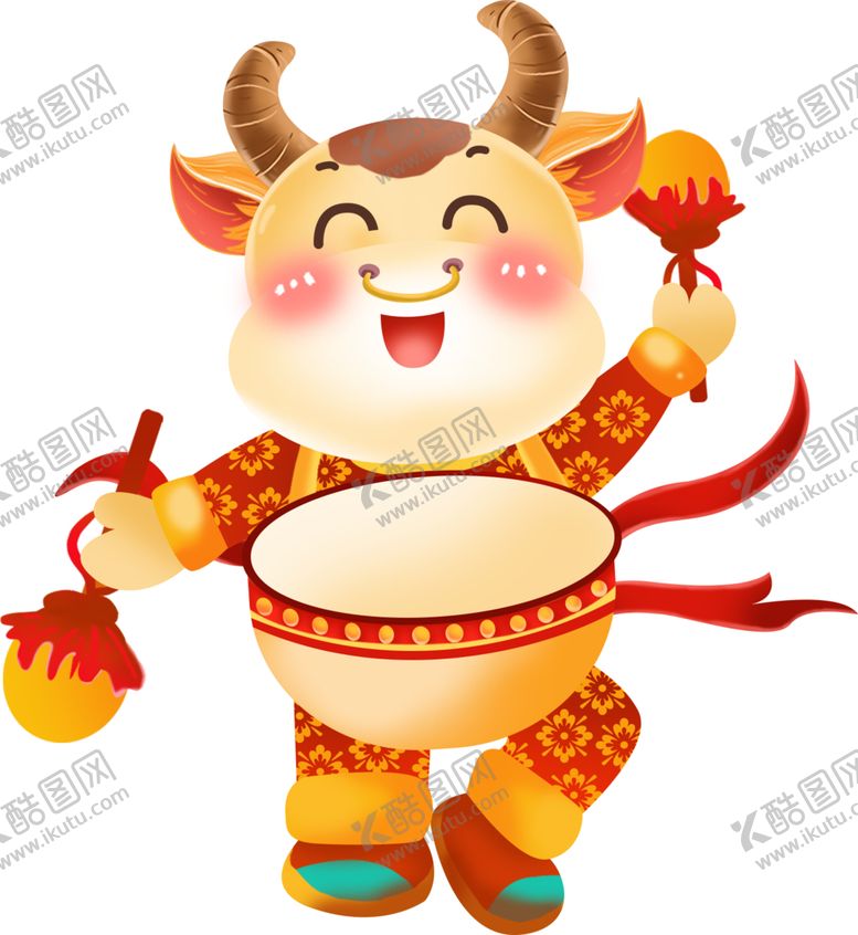 编号：10679806271547022696【酷图网】源文件下载-卡通牛