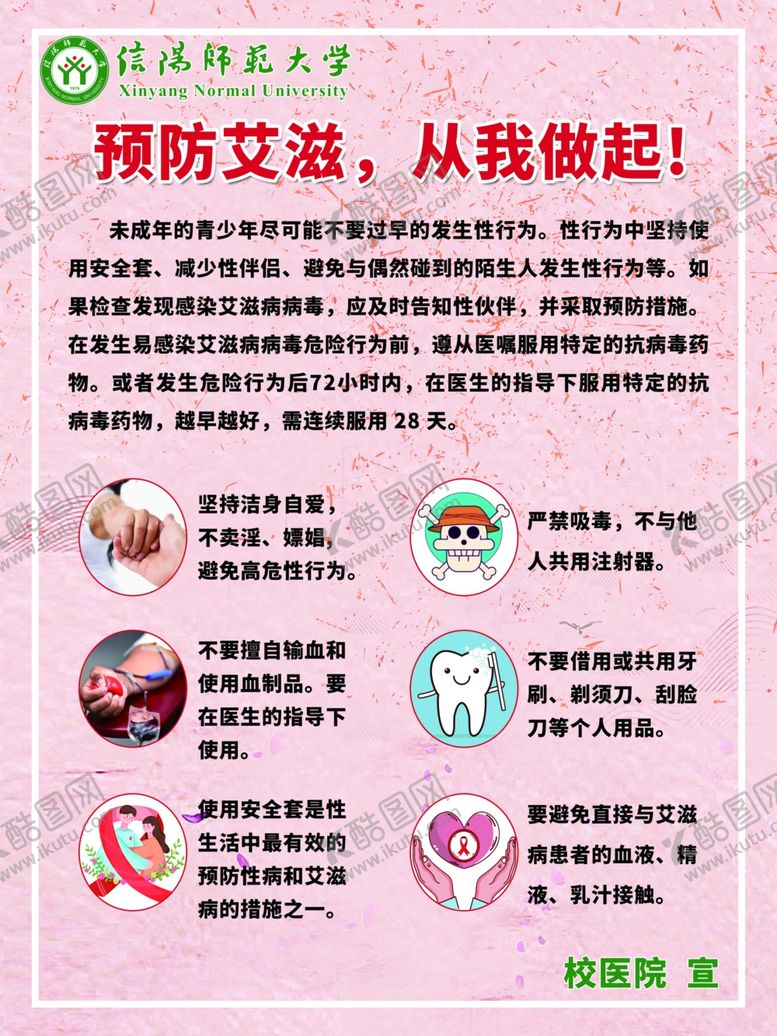 编号：62959202280519437457【酷图网】源文件下载-预防艾滋海报