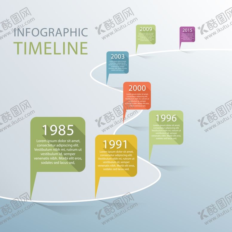 编号：33770701151413597614【酷图网】源文件下载-发展史时间线