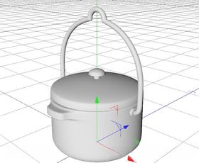 C4D模型锅子