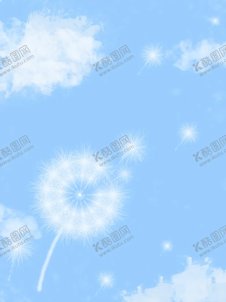 编号：78207711260937093668【酷图网】源文件下载-蒲公英背景
