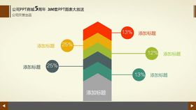 多彩信息图表元素