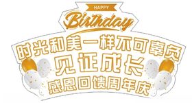 生日周年庆吊牌