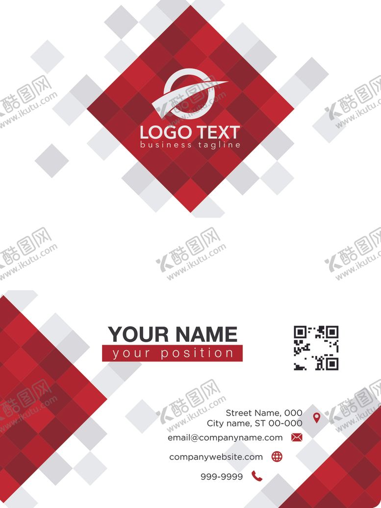 编号：66525407010325534439【酷图网】源文件下载-矢量名片模板