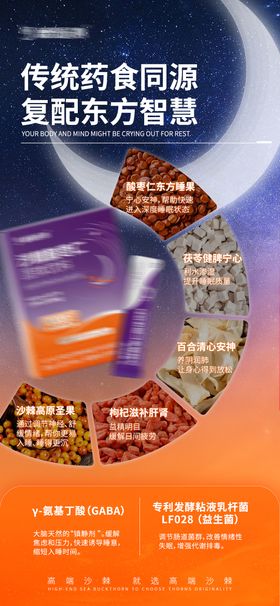 睡眠产品海报
