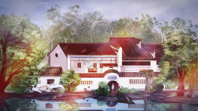 编号：62495909290331529585【酷图网】源文件下载-建筑插画