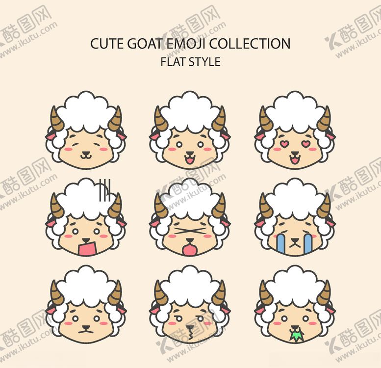 编号：32354709270403548182【酷图网】源文件下载-卡通羊