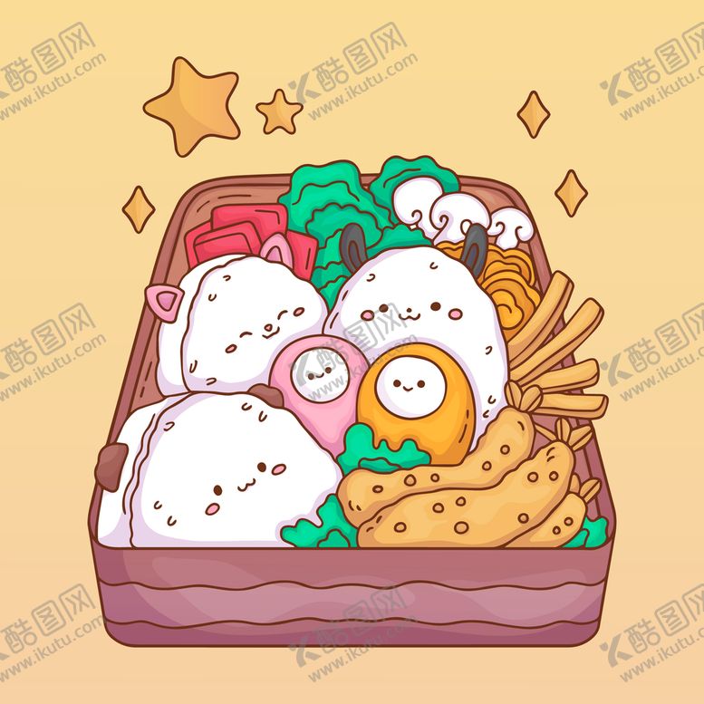 编号：45285012192157593233【酷图网】源文件下载-手绘便当外卖