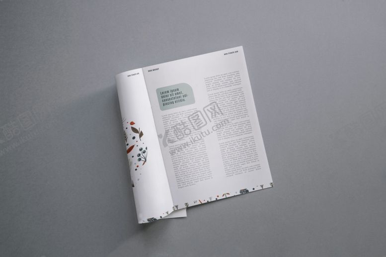 编号：25592809250302199296【酷图网】源文件下载-画册内页样机效果图