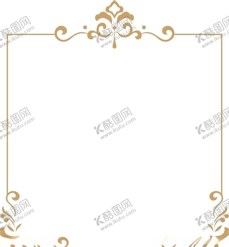 编号：34449907031816179287【酷图网】源文件下载-欧式复古色花纹边框